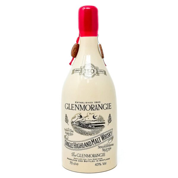 Glenmorangie 21 Year Old Sesquicentennial Selection Single Malt Scotch Whisky, 70cl, 43% ABV Glenmorangie 21 Year Old Sesquicentennial Selection Single Malt Scotch Whisky, 70cl, 43% ABV