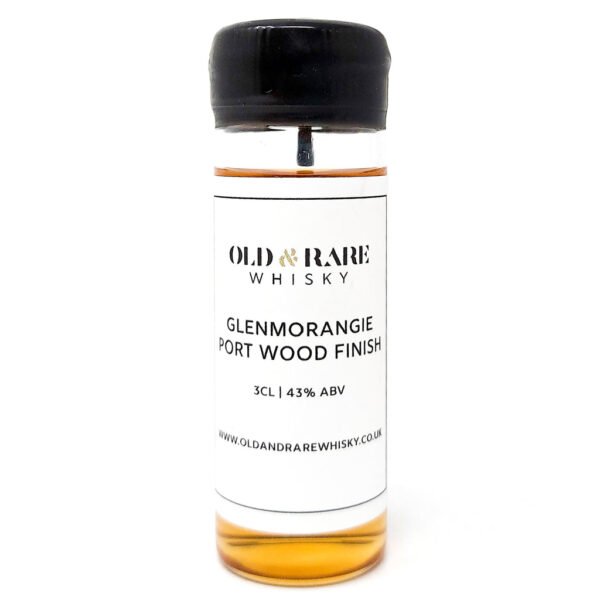 Glenmorangie Port Wood Finish Single Malt Scotch Whisky, 3cl Sample, 43% ABV Glenmorangie Port Wood Finish Single Malt Scotch Whisky, 3cl Sample, 43% ABV