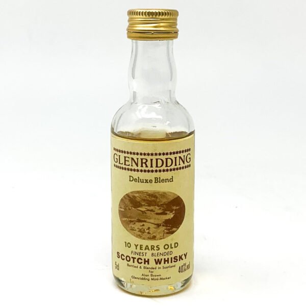 Glenridding 10 Year Old Scotch Whisky, Miniature, 5cl, 40% ABV Glenridding 10 Year Old Scotch Whisky, Miniature, 5cl, 40% ABV