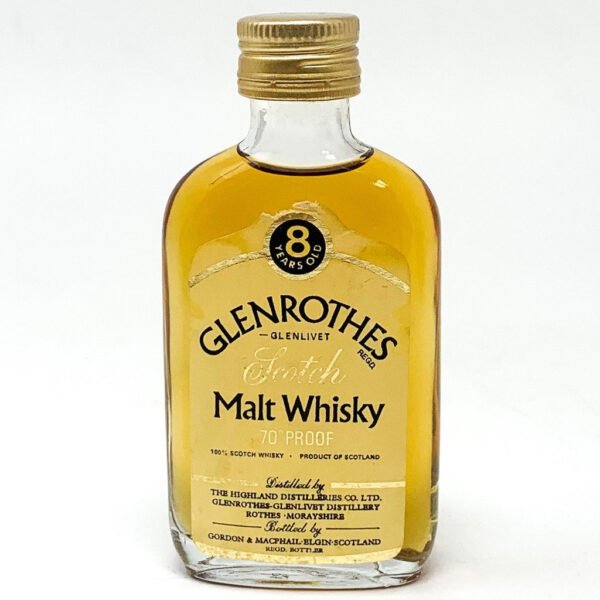 Glenrothes 8 Year Old Scotch Whisky, Miniature, 5cl, 70° Proof Glenrothes 8 Year Old Scotch Whisky, Miniature, 5cl, 70° Proof