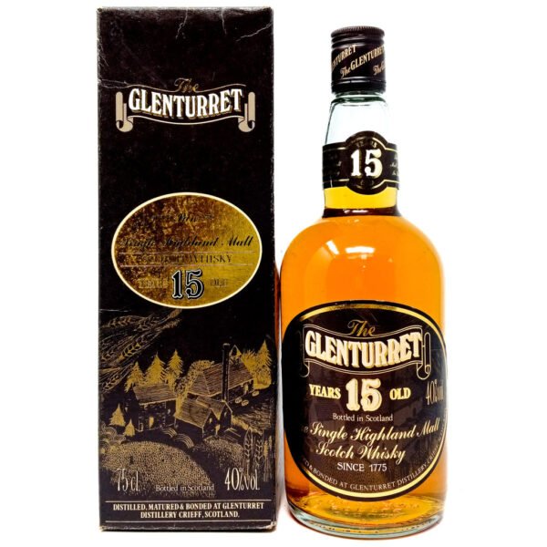 Glenturret 15 Year Old Single Highland Scotch Whisky, 75cl, 40% ABV Glenturret 15 Year Old Single Highland Scotch Whisky, 75cl, 40% ABV