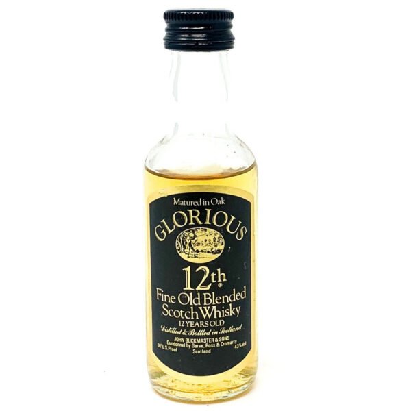Glorious 12 Year Old Blended Scotch Whisky, Miniature, 5cl, 43% ABV