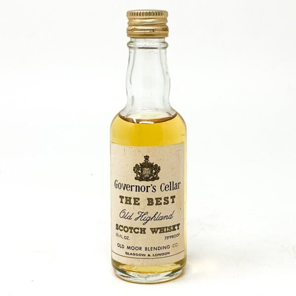 Governor's Cellar The Best Old Highland Scotch Whisky, Miniature, 5cl, 43% ABV