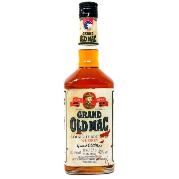 Grand Old Mac Straight Bourbon Whiskey, 70cl, 40% ABV