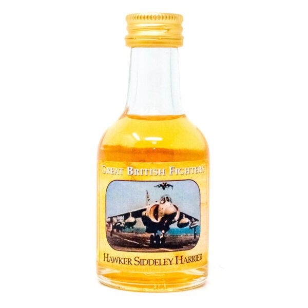 Great British Fighters Hawker Siddeley Harrier Single Malt Scotch Whisky, Miniature, 5cl, 40% ABV Great British Fighters Hawker Siddeley Harrier Single Malt Scotch Whisky, Miniature, 5cl, 40% ABV