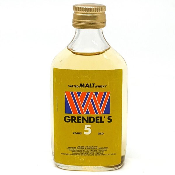 Grendel's 5 Year Old Malt Whisky, Miniature, 5cl, 43% ABV