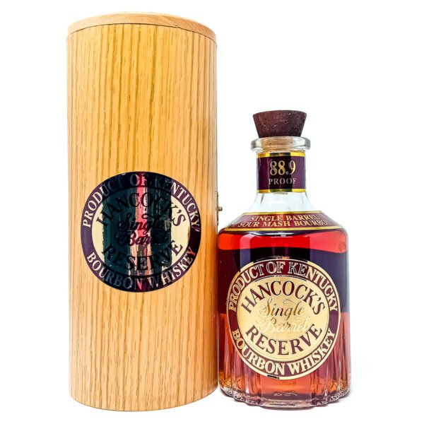 Hancock's Single Barrel Reserve Bourbon Whiskey, 75cl, 44.45% ABV Hancock's Single Barrel Reserve Bourbon Whiskey, 75cl, 44.45% ABV
