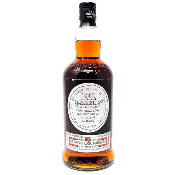 Hazelburn 2006 15 Year Old Oloroso Cask Single Malt Scotch Whisky, 70cl, 54.2% ABV
