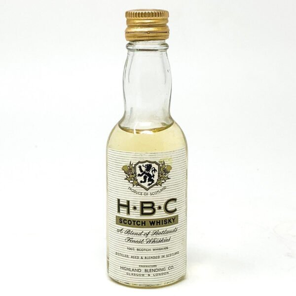H.B.C Scotch Whisky, Miniature, 5cl, 40% ABV