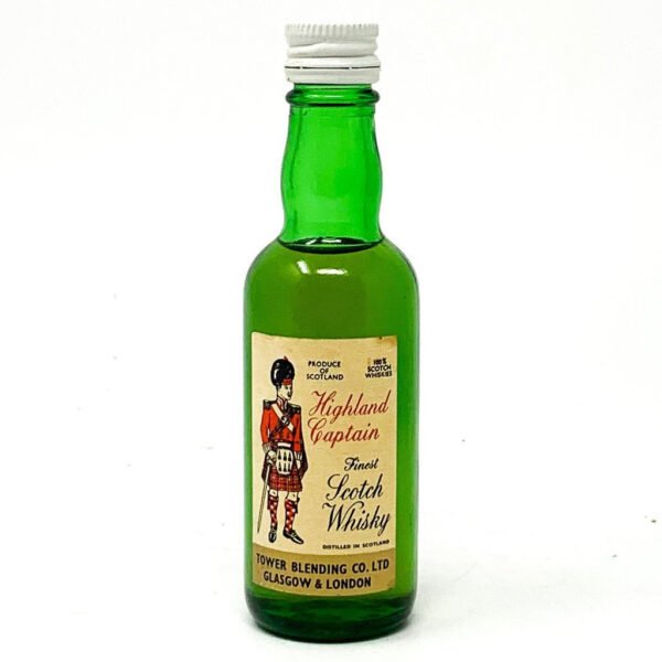 Highland Captain Finest Scotch Whisky, Miniature, 5cl, 40% ABV Highland Captain Finest Scotch Whisky, Miniature, 5cl, 40% ABV