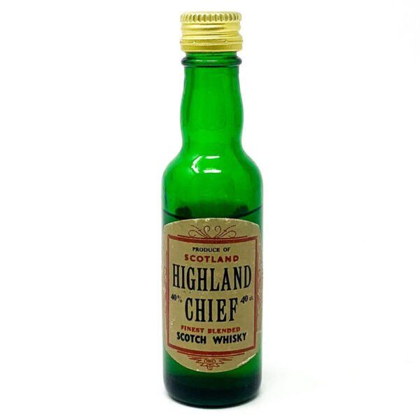 Highland Chief Finest Blended Scotch Whisky, Miniature, 5cl, 40% ABV Highland Chief Finest Blended Scotch Whisky, Miniature, 5cl, 40% ABV