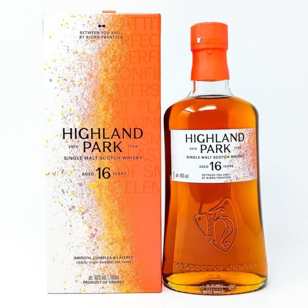 Highland Park 16 Year Old Between You and I Single Malt Scotch Whisky, 70cl, 40% ABV Highland Park 16 Year Old Between You and I Single Malt Scotch Whisky, 70cl, 40% ABV