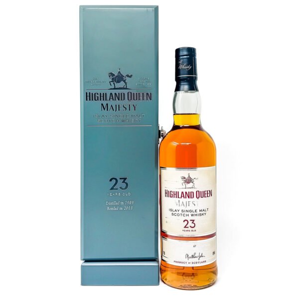 Highland Queen 1989 23 Year Old Majesty Single Malt Scotch Whisky, 70cl, 40% ABV Highland Queen 1989 23 Year Old Majesty Single Malt Scotch Whisky, 70cl, 40% ABV