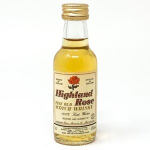 Highland Rose Fine Old Scotch Whisky, Miniature, 5cl, 40% ABV Highland Rose Fine Old Scotch Whisky, Miniature, 5cl, 40% ABV