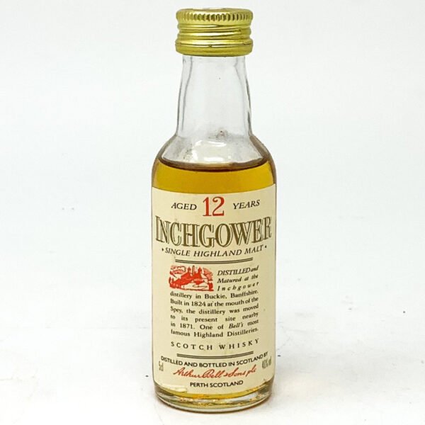 Inchgower 12 Year Old Highland Malt Scotch Whisky, Miniature, 5cl, 40% ABV
