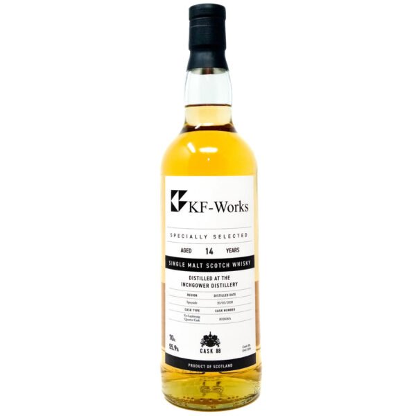 Inchgower 2008 14 Year Old KF-Works Cask 88 Single Malt Scotch Whisky, 70cl, 55.9% ABV
