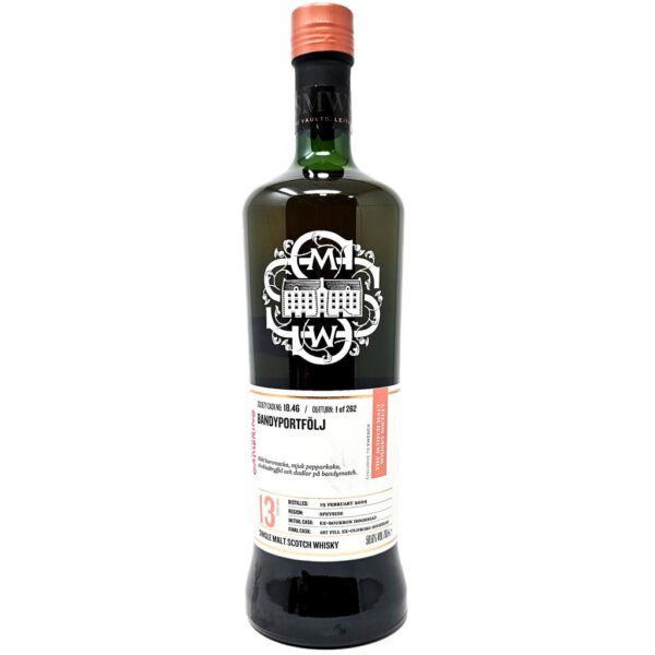 Inchgower 2009 13 Year Old SMWS 18.46 Single Malt Scotch Whisky, 70cl, 58.6% ABV Inchgower 2009 13 Year Old SMWS 18.46 Single Malt Scotch Whisky, 70cl, 58.6% ABV