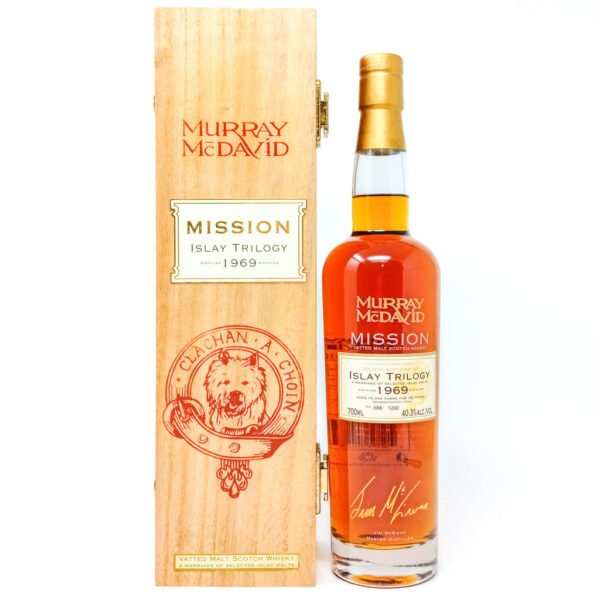 Islay Triogy 1969 36 Year Old Murray McDavid Mission Single Malt Scotch Whisky, 70cl, 40.3% ABV Islay Triogy 1969 36 Year Old Murray McDavid Mission Single Malt Scotch Whisky, 70cl, 40.3% ABV
