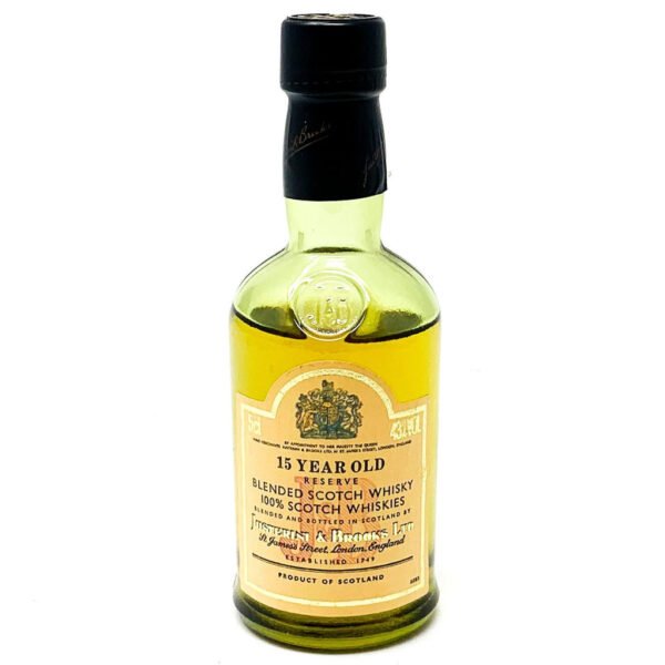 J&B 15 Year Old Blended Scotch Whisky, Miniature, 5cl, 43% ABV