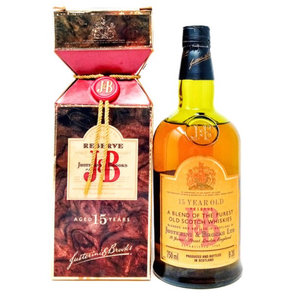 J&B Reserve 15 Year Old Finest Blended Scotch Whisky, 75cl, 40% ABV J&B Reserve 15 Year Old Finest Blended Scotch Whisky, 75cl, 40% ABV