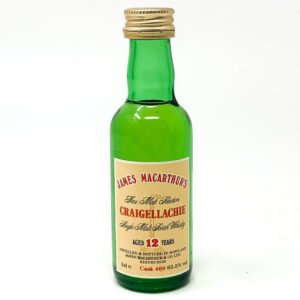 James Macarthur's 'Craigellachie' 12 Year Old Scotch Whisky, Miniature, 5cl, 65.5% ABV James Macarthur's 'Craigellachie' 12 Year Old Scotch Whisky, Miniature, 5cl, 65.5% ABV