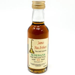 James MacArthur's 'Rosebank 1978' 13 Year Old Scotch Whisky, Miniature, 5cl, 58.9% ABV James MacArthur's 'Rosebank 1978' 13 Year Old Scotch Whisky, Miniature, 5cl, 58.9% ABV