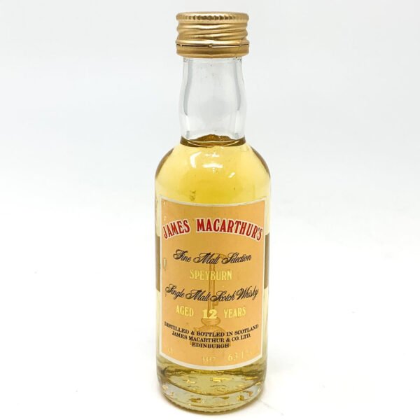 James Macarthur's 'Speyburn' 12 Year Old Scotch Whisky, Miniature, 5cl, 63.1% ABV