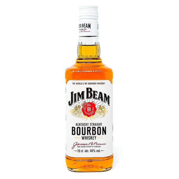Jim Beam Kentucky Straight Bourbon, 70cl, 40% ABV