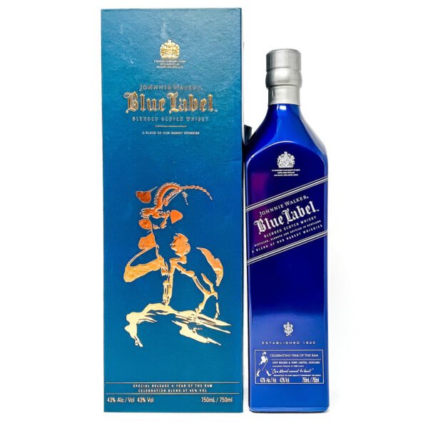 Johnnie Walker Blue Label Year of the Ram Blended Scotch Whisky, 75cl, 43% ABV Johnnie Walker Blue Label Year of the Ram Blended Scotch Whisky, 75cl, 43% ABV