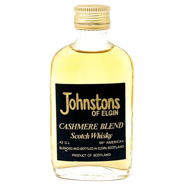 Johnstons of Elgin Cashmere Blend Scotch Whisky, Miniature, 4.3cl, 43% ABV