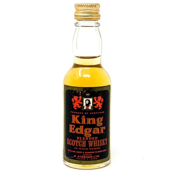 King Edgar Blended Scotch Whisky, Miniature, 5cl, 40% ABV
