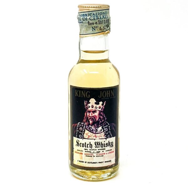 King John Scotch Whisky, Miniature, 5cl, 40% ABV