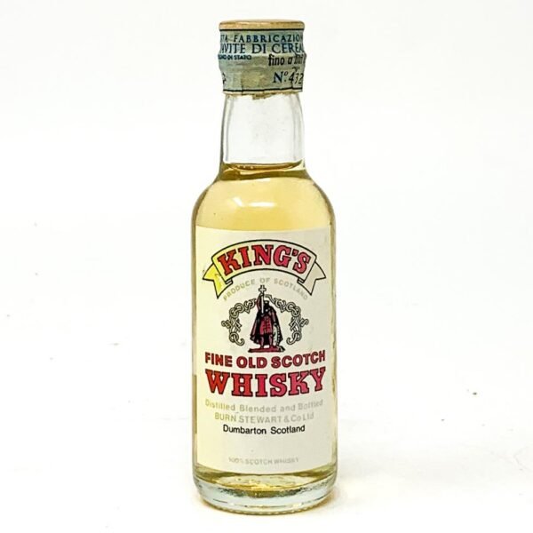 Kings Fine Old Scotch Whisky, Miniature, 5cl, 40% ABV