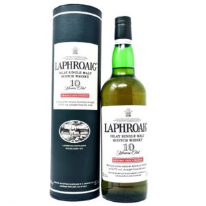 Laphroaig 10 Year Old Cask Strength Single Malt Scotch Whisky, 70cl, 55.7% ABV Laphroaig 10 Year Old Cask Strength Single Malt Scotch Whisky, 70cl, 55.7% ABV