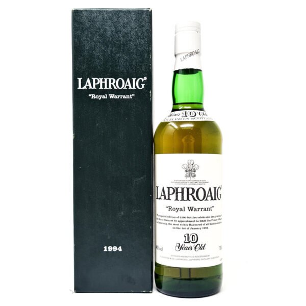 Laphroaig 10 Year Old Royal Warrant Single Malt Scotch Whisky, 70cl, 40% ABV Laphroaig 10 Year Old Royal Warrant Single Malt Scotch Whisky, 70cl, 40% ABV