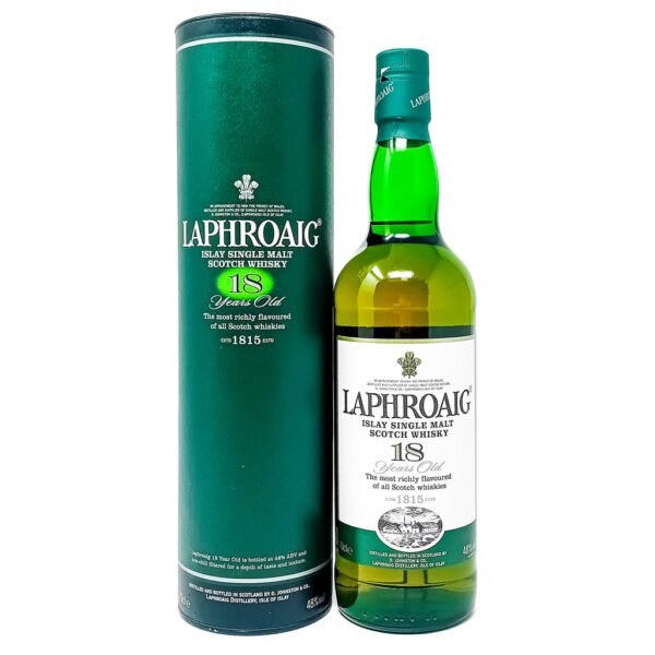 Laphroaig 18 Year Old pre-2013 Single Malt Scotch Whisky 70cl, 48% ABV Laphroaig 18 Year Old pre-2013 Single Malt Scotch Whisky 70cl, 48% ABV