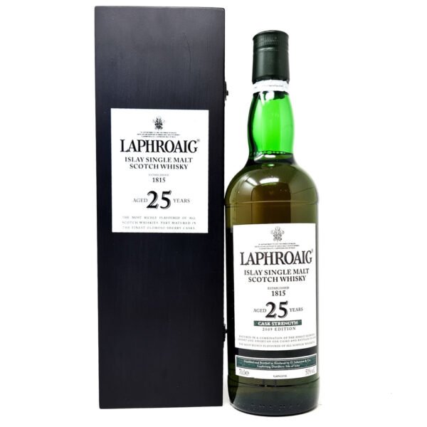 Laphroaig 25 Year Old Cask Strength 2009 Edition Single Malt Scotch Whisky, 70cl, 51% ABV