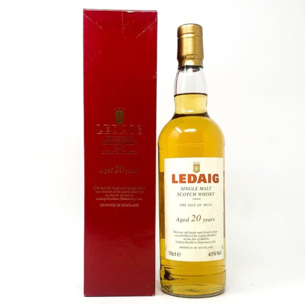 Ledaig 20 Year Old Single Malt Scotch Whisky, 70cl, 43% ABV Ledaig 20 Year Old Single Malt Scotch Whisky, 70cl, 43% ABV