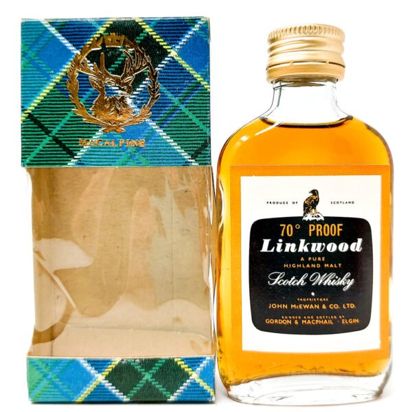 Linkwood Pure Highland Malt Scotch Whisky, Miniature, 5cl, 70° Proof Linkwood Pure Highland Malt Scotch Whisky, Miniature, 5cl, 70° Proof