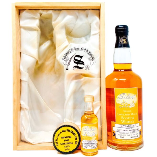 Littlemill 1965 31 Year Old Silent Stills Single Malt Scotch Whisky, 70cl+5cl, 46.5% ABV