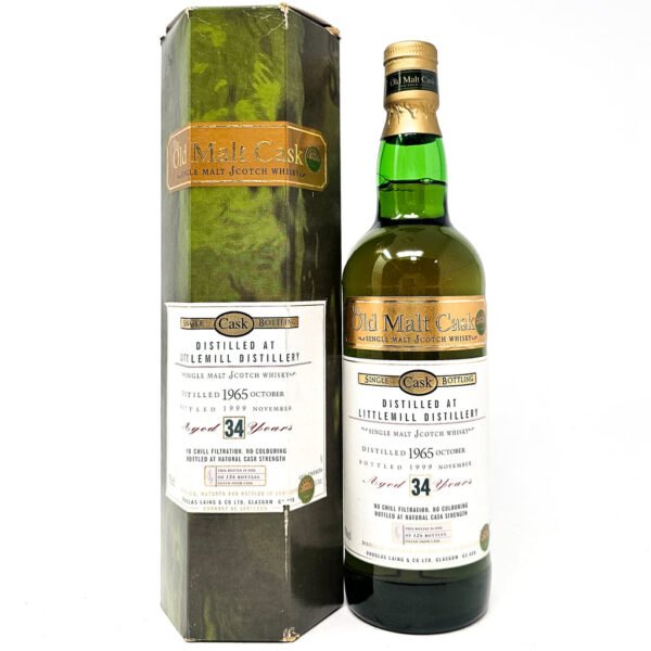 Littlemill 1965 34 Year Old Douglas Laing's Old Malt Cask Single Malt Scotch Whisky, 70cl, 49.3% ABV Littlemill 1965 34 Year Old Douglas Laing's Old Malt Cask Single Malt Scotch Whisky, 70cl, 49.3% ABV