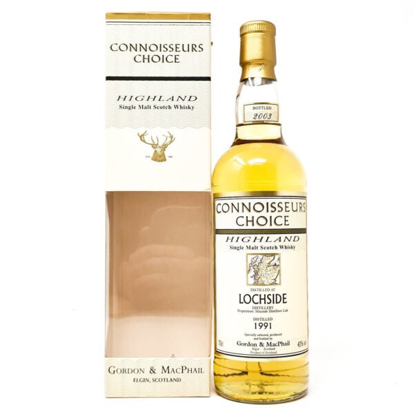 Lochside 1991 Connoisseurs Choice Single Malt Scotch Whisky, 70cl, 43% ABV