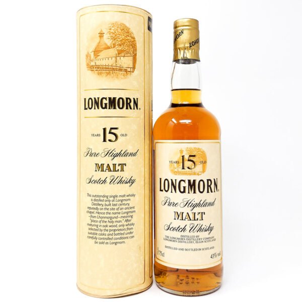 Longmorn 15 Year Old 1980s Pure Malt Scotch Whisky, 75cl, 43% ABV Longmorn 15 Year Old 1980s Pure Malt Scotch Whisky, 75cl, 43% ABV