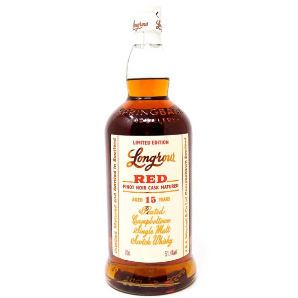 Longrow 15 Year Old Red Pinot Noir Cask Single Malt Scotch Whisky, 70cl, 51.4% ABV