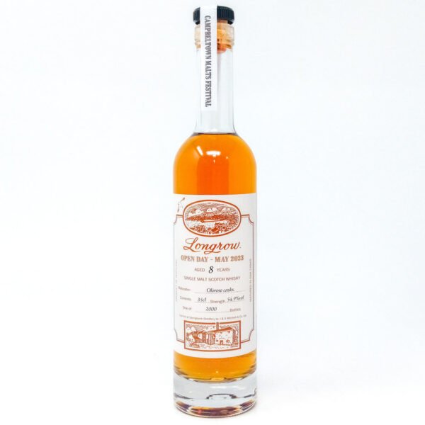 Longrow 8 Year Old Open Day May 2023 Single Malt Scotch Whisky, Half Bottle, 35cl, 54.9% ABV