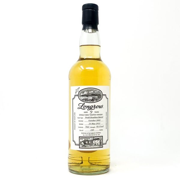 Longrow 9 Year Old Bourbon Barrel 2002 Single Malt Scotch Whisky, 70cl, 59.1% ABV Longrow 9 Year Old Bourbon Barrel 2002 Single Malt Scotch Whisky, 70cl, 59.1% ABV