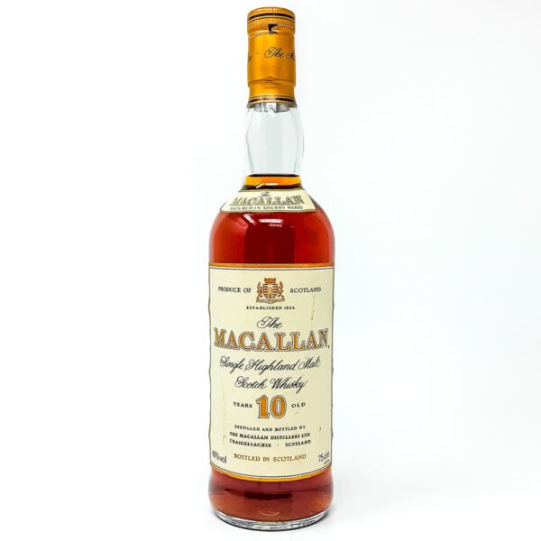 Macallan 10 Year Old 1980s Single Malt Scotch Whisky, 75cl, 40% ABV Macallan 10 Year Old 1980s Single Malt Scotch Whisky, 75cl, 40% ABV