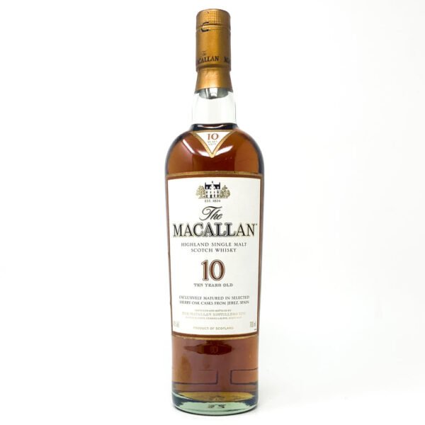 Macallan 10 Year Old Single Malt Scotch Whisky, 70cl, 40% ABV Macallan 10 Year Old Single Malt Scotch Whisky, 70cl, 40% ABV