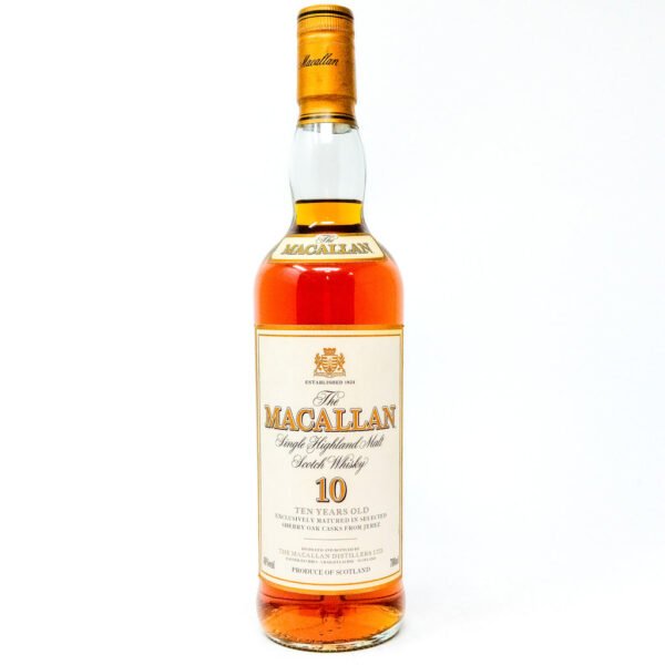 Macallan 10 Year Old Single Malt Scotch Whisky 70cl, 40% ABV Macallan 10 Year Old Single Malt Scotch Whisky 70cl, 40% ABV