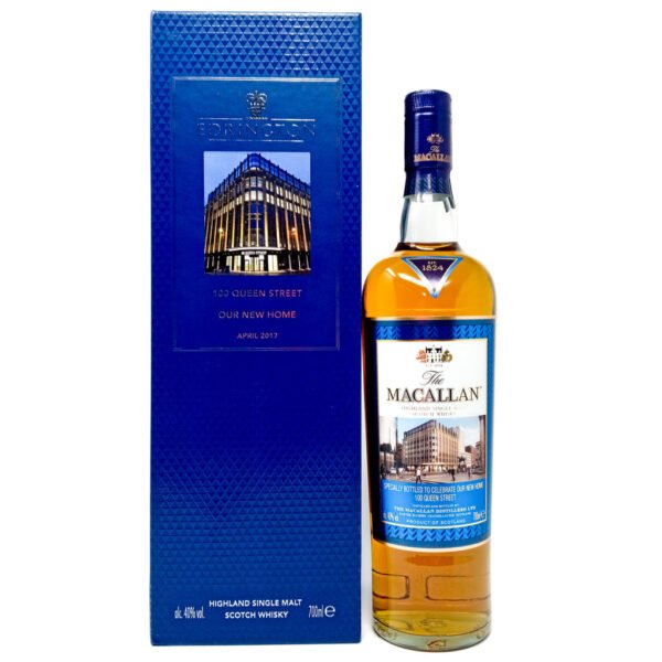 Macallan 100 Queen Street Celebrate Our New Home Single Malt Scotch Whisky, 70cl, 40% ABV